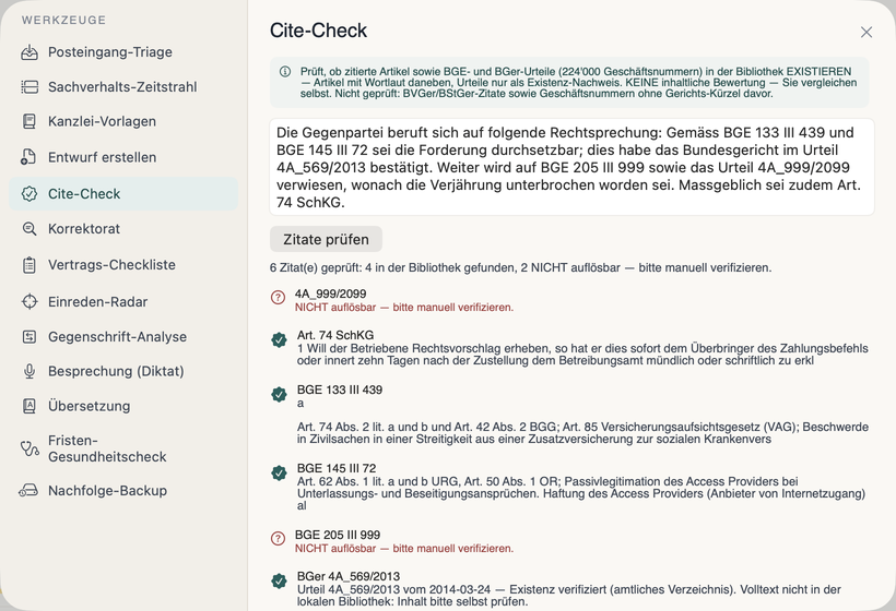 Cite-Check — screenshot